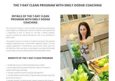 Sales Page for a Wellness Coach