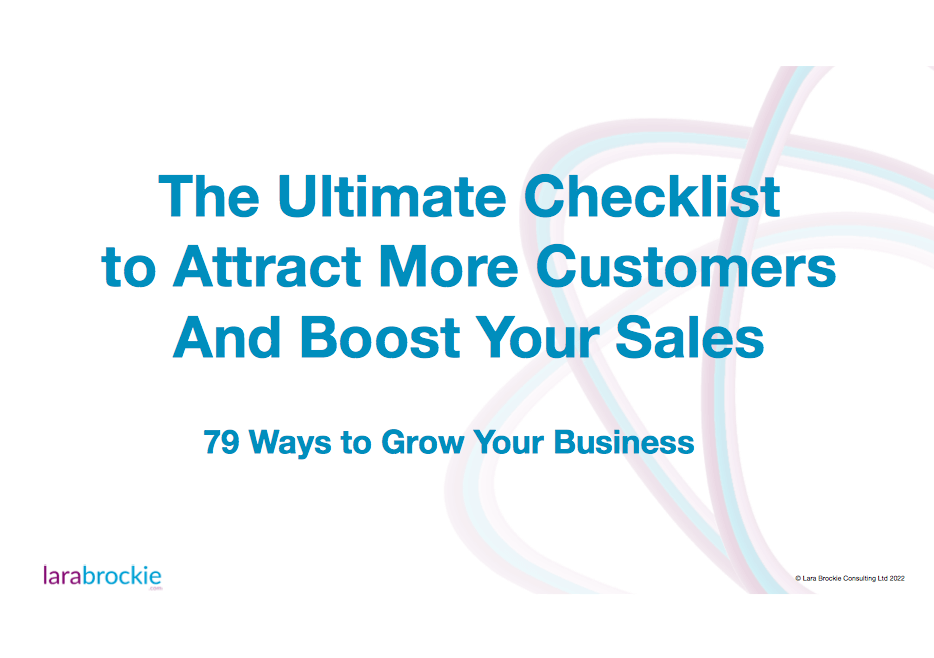 The Ulitmate Checklist to Attract More Customers Cover Image